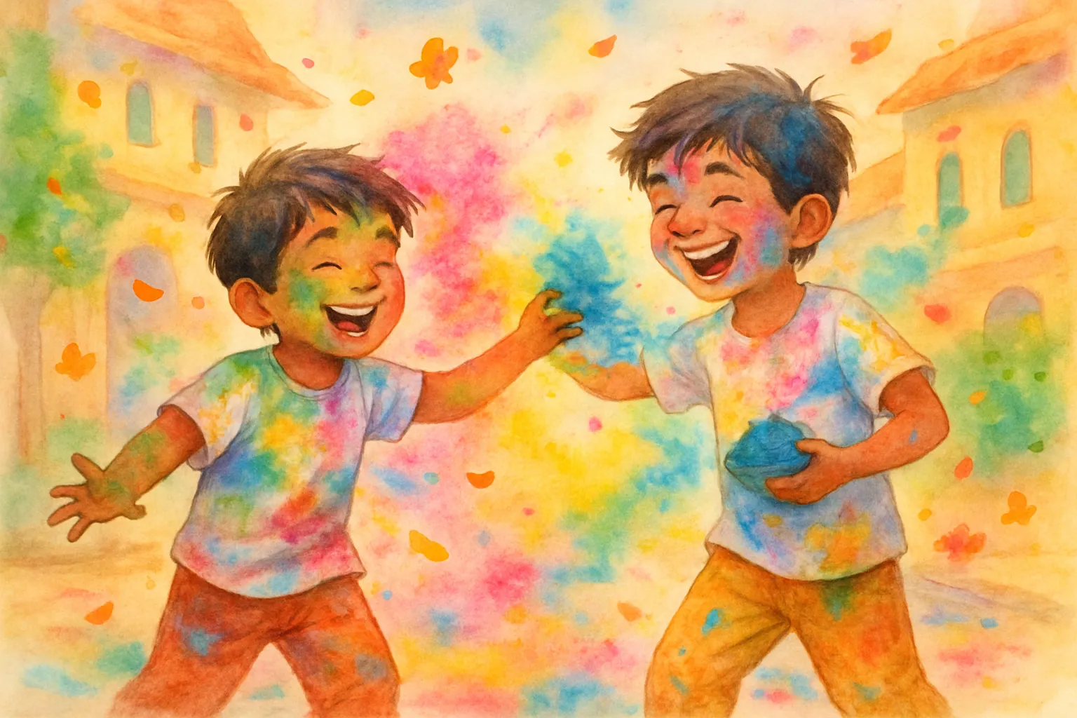 Arjun's Festival of Colors